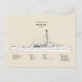 USCG Cutter Spencer wpg-36 - SBD Briefkaart