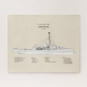 USCG Cutter Spencer wpg-36 - SBD Legpuzzel (Horizontaal)