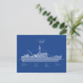 USCG Cutter Storis wmec-38 - ABD Briefkaart (Staand voorkant)