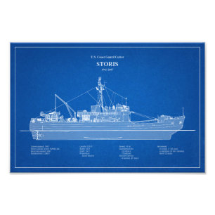 USCG Cutter Storis wmec-38 - ABD Foto Afdruk