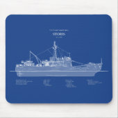 USCG Cutter Storis wmec-38 - ABD Muismat (Voorkant)