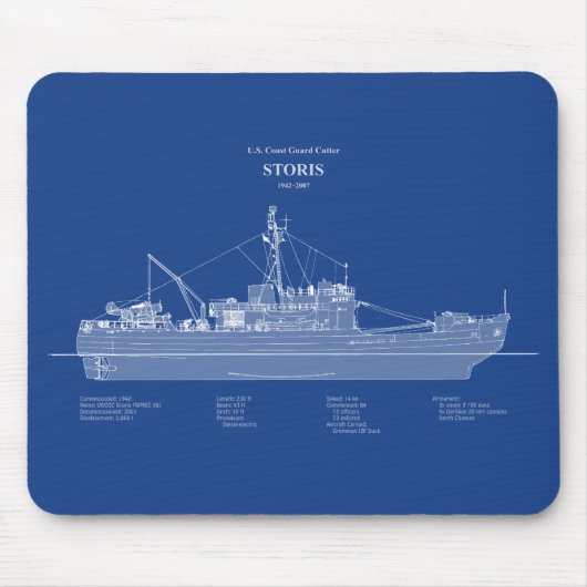 USCG Cutter Storis wmec-38 - ABD Muismat (Voorkant)