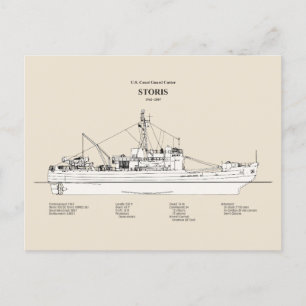 USCG Cutter Storis wmec-38 - SBD Briefkaart