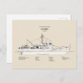 USCG Cutter Storis wmec-38 - SBD Briefkaart (Voorkant / Achterkant)