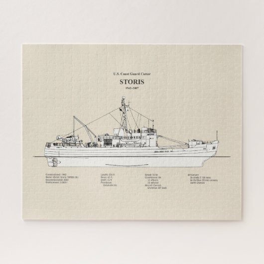 USCG Cutter Storis wmec-38 - SBD Legpuzzel (Horizontaal)