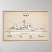 USCG Cutter Storis wmec-38 - SBD Poster (Voorkant)