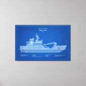 USCG Cutter Willow WLB-202 - ABD Canvas Afdruk (Voorkant)