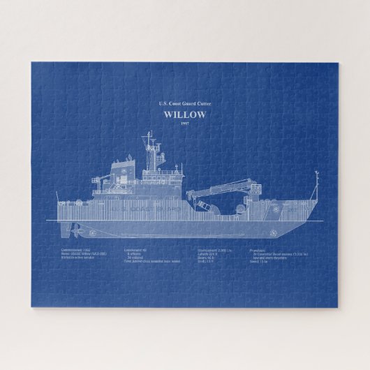USCG Cutter Willow WLB-202 - ABD Legpuzzel (Horizontaal)