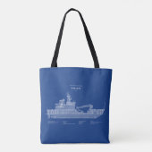 USCG Cutter Willow WLB-202 - ABD Tote Bag (Achterkant)