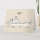 USCG Cutter Willow WLB-202 - SBD Bedankkaart (Voorkant)