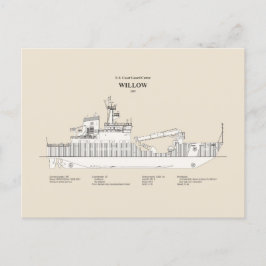 USCG Cutter Willow WLB-202 - SBD Briefkaart