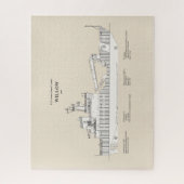 USCG Cutter Willow WLB-202 - SBD Legpuzzel (Verticaal)