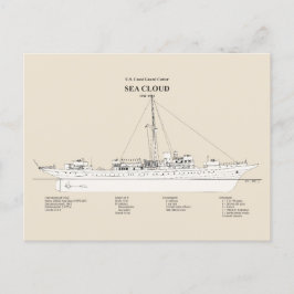 USCG Cutter Zee Cloud wpg-284 - SBD Briefkaart