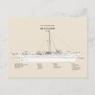 USCG Cutter Zee Cloud wpg-284 - SBD Briefkaart