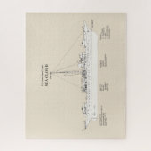 USCG Cutter Zee Cloud wpg-284 - SBD Legpuzzel (Verticaal)