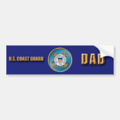 USCG Dad Bumpersticker (Voorkant)