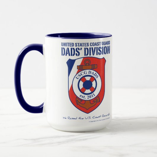 USCG Dads' Division 15 oz Ringer Mok (Links)
