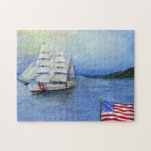 USCG Eagle Legpuzzel (Horizontaal)