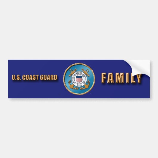 USCG Family Bumpersticker (Voorkant)