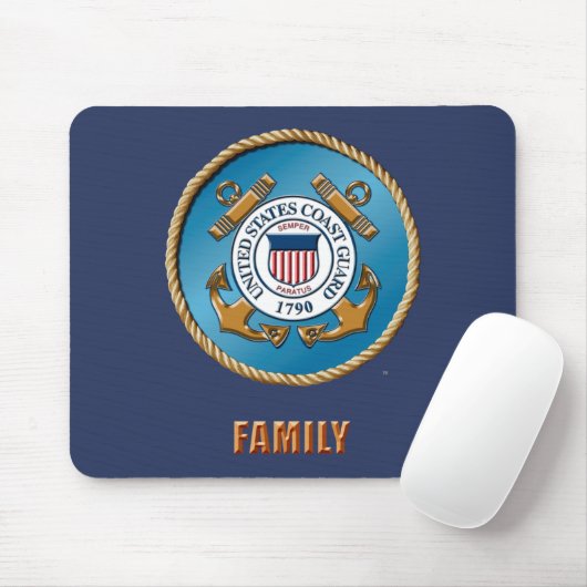 USCG Family Mousepad Muismat (Met muis)