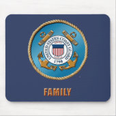 USCG Family Mousepad Muismat (Voorkant)