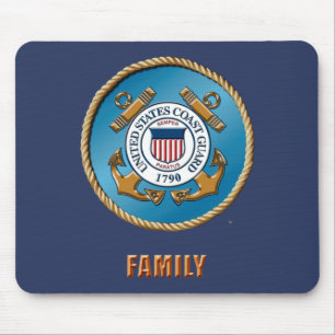 USCG Family Mousepad Muismat