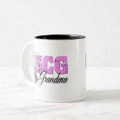 USCG Grandma Tweekleurige Koffiemok (Voorkant links)