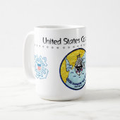 USCG Hornbeam WLB-394 Koffiemok (Voorkant links)
