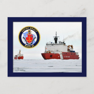 USCG ijsbreker HEALY, Beaufort Zee, Alaska Briefkaart