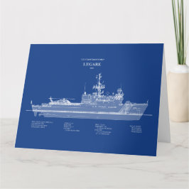 USCG Legare wmec-912 - ABD Bedankkaart