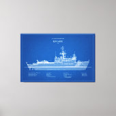 USCG Legare wmec-912 - ABD Canvas Afdruk (Voorkant)