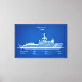 USCG Legare wmec-912 - ABD Canvas Afdruk