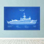 USCG Legare wmec-912 - ABD Canvas Afdruk (Insitu (Houten vloer))