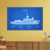 USCG Legare wmec-912 - ABD Canvas Afdruk (Insitu (Woonkamer))