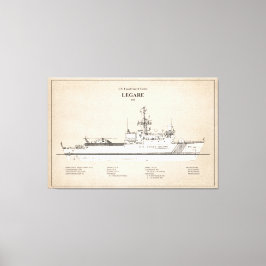 USCG Legare wmec-912 - SBD Canvas Afdruk