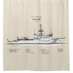 USCG Legare wmec-912 - SBD Douchegordijn