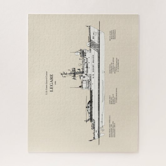 USCG Legare wmec-912 - SBD Legpuzzel (Verticaal)