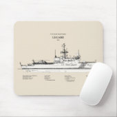 USCG Legare wmec-912 - SBD Muismat (Met muis)