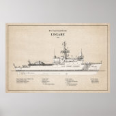 USCG Legare wmec-912 - SBD Poster (Voorkant)