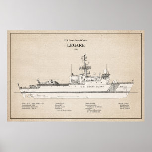 USCG Legare wmec-912 - SBD Poster
