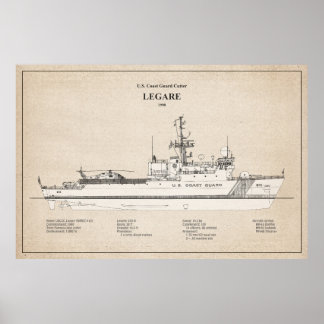 USCG Legare wmec-912 - SBD Poster