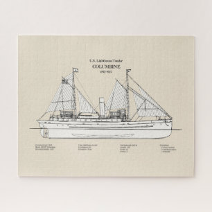 USCG Lighthouse Tender Columbine - SBD Legpuzzel