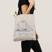 USCG Lighthouse Tender Columbine - SBD Tote Bag (Dichtbij)