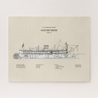 USCG Lighthouse Tender Goldenrod - SBD Legpuzzel