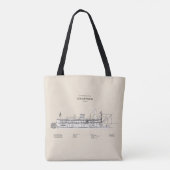 USCG Lighthouse Tender Goldenrod - SBD Tote Bag (Achterkant)