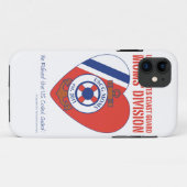 USCG Moms' Division iPhone 5 Hoesje-Mate Case-Mate iPhone Case (Achterkant (horizontaal))