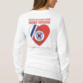 USCG Moms' Division Long Sleeve T-shirt (Achterkant)