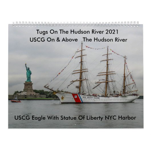 USCG On & Above the Hudson River 2021 Calendar Kalender (Hoes)