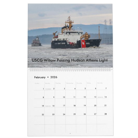 USCG On & Above the Hudson River 2023 Calendar Kalender (Feb 2026)