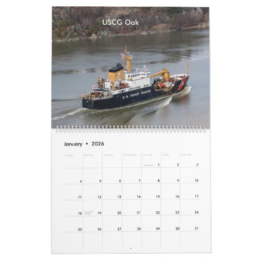USCG On & Above the Hudson River 2023 Calendar Kalender (Jan 2026)